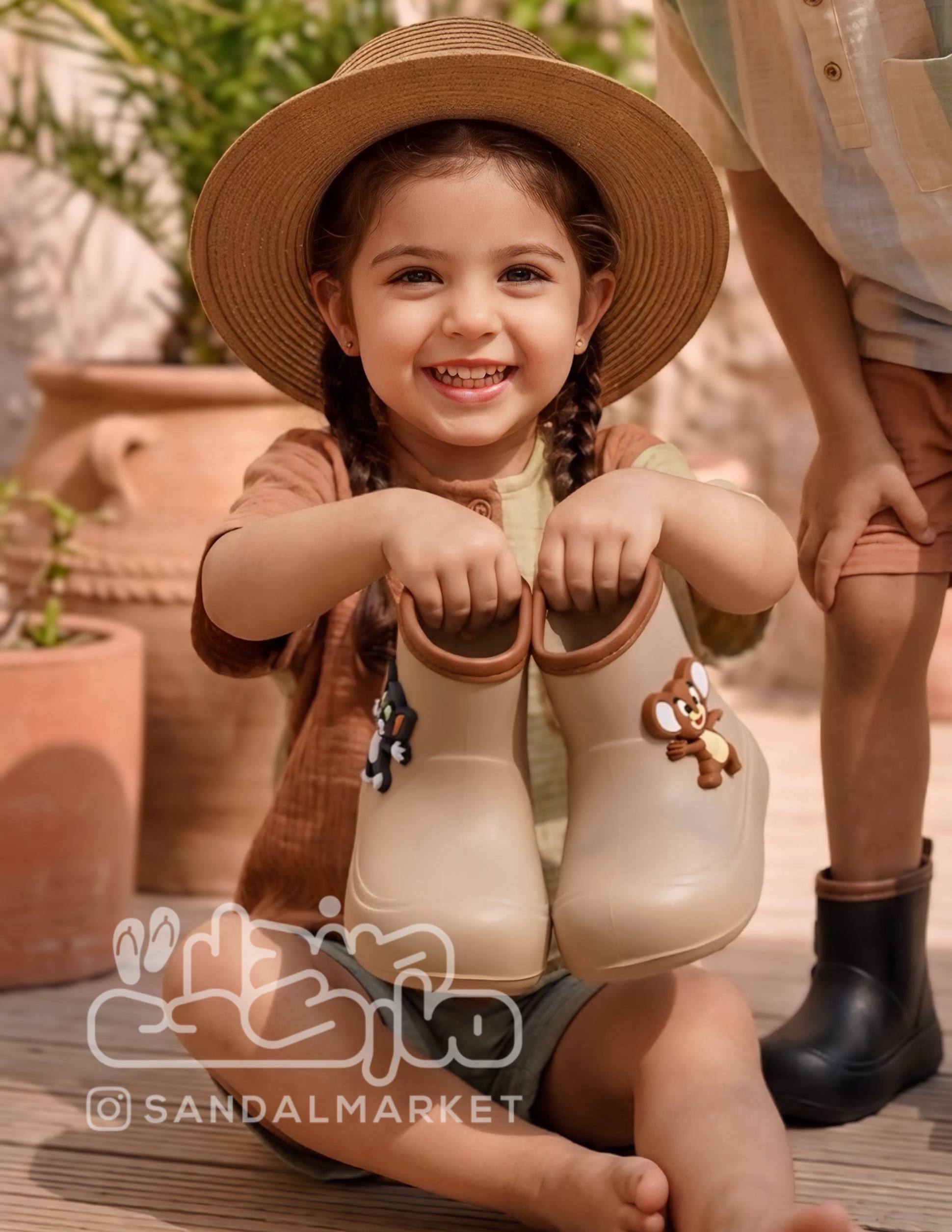 چکمه بچه گانه فانی بوت  (استیکرتام و جری)children boots