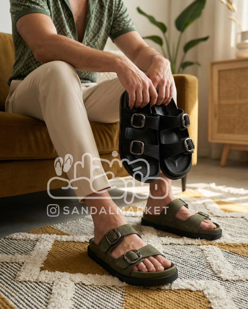 صندل مردانه سگک دار پوریا