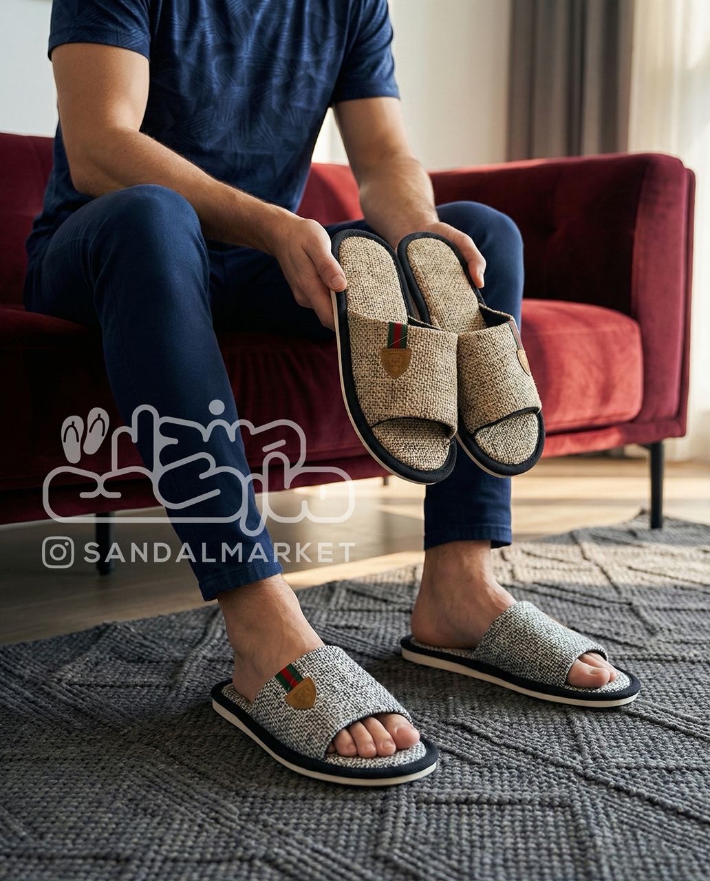 پاپوش جلو باز مردانه