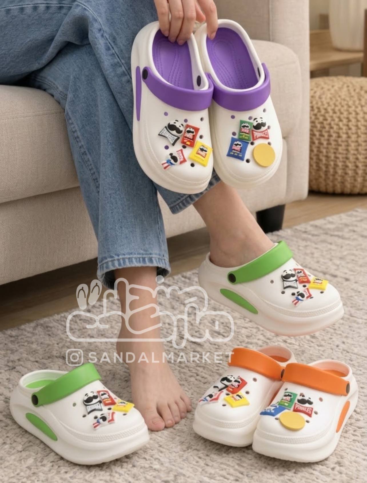 کراکس زنانه پرینگلز